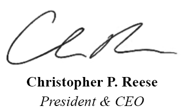 Chris Reese, President & CEO