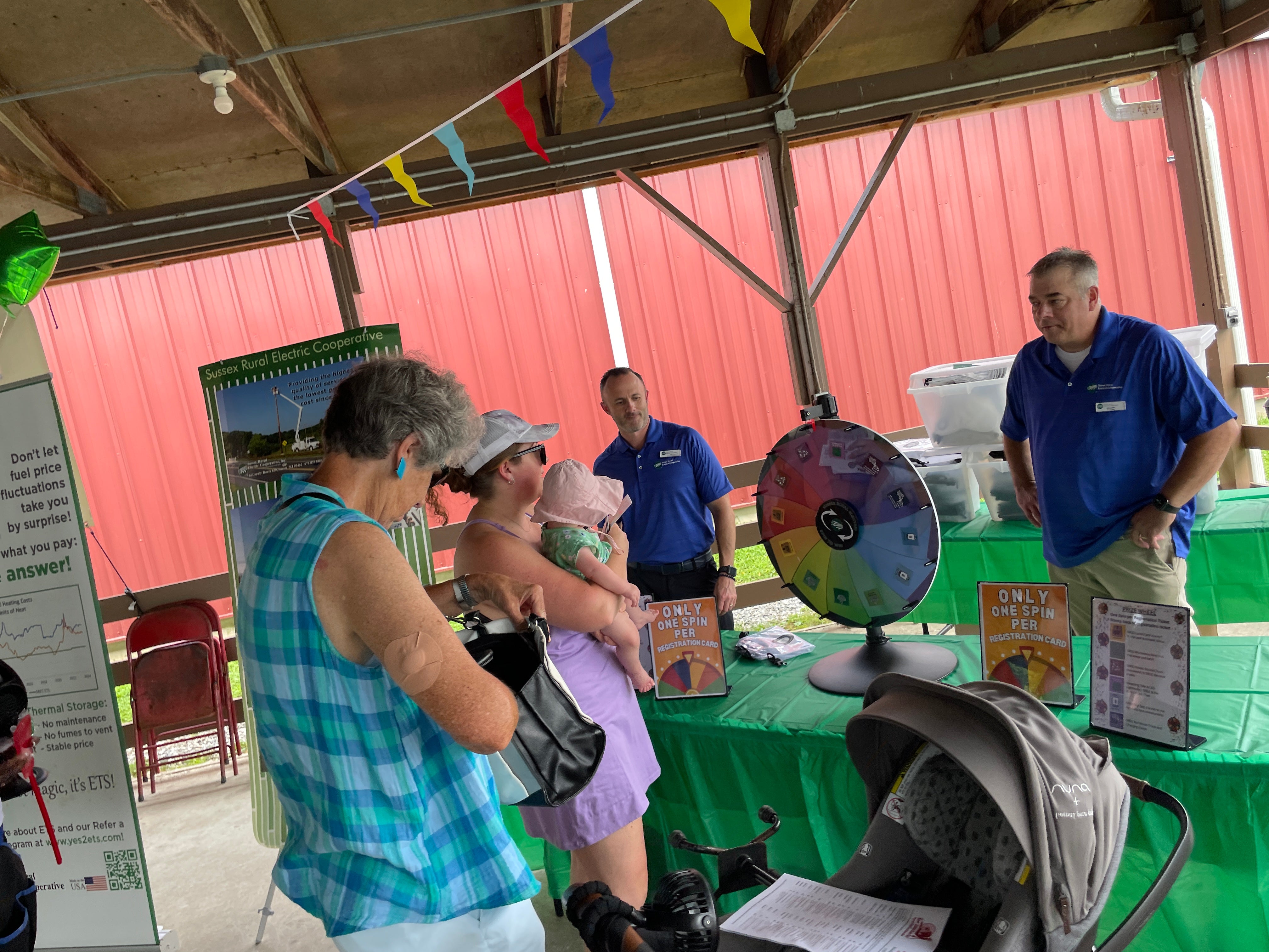 A photo from Sussex Rural Electric Cooperative's 2024 Member Appreciation Event at the Fair