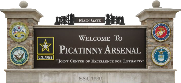 Picatinny Arsenal's welcome sign