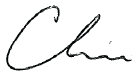 Chris signature