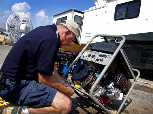 Always strictly follow manufacturer's guidelines when operating a generator