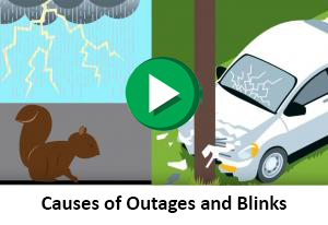 Causes of Outages and Blinks